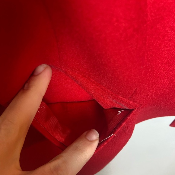 Pendleton Vibrant Red Women's Virgin Wool Blazer - Picture 6 of 9